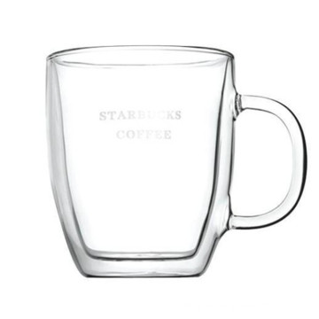 Taza de café de Starbucks de vidrio de 500ml